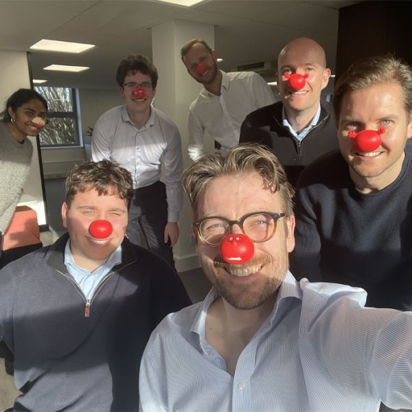 Rohan Short celebrates Red Nose Day 2025