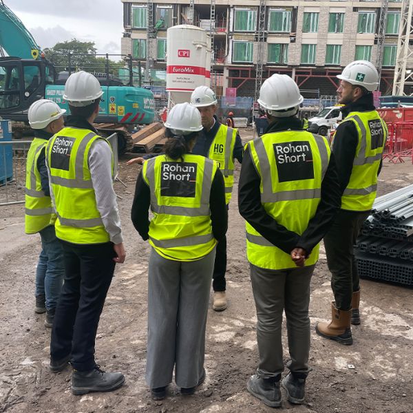 Rohan Short visits Plot 6, Silverthorne Lane